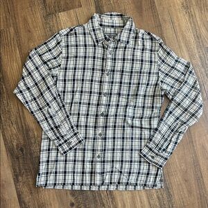 Slate & Stone Monochrome Plaid Flannel Shirt